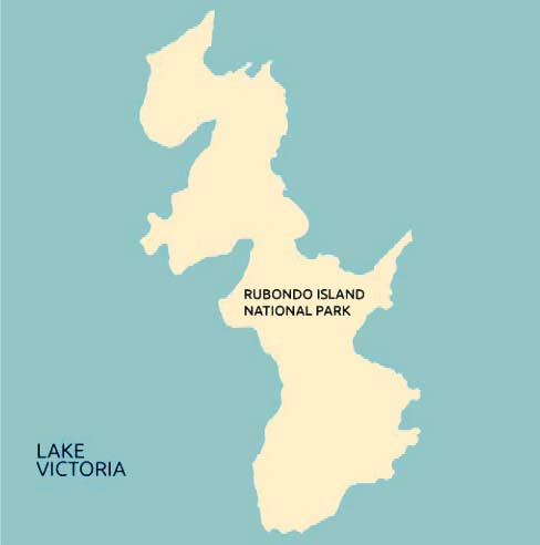 rubondo-island-national-park-map